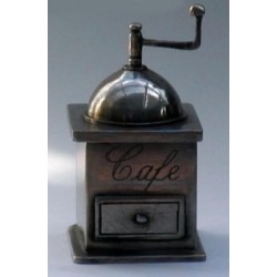 Moulin à café gravé miniature