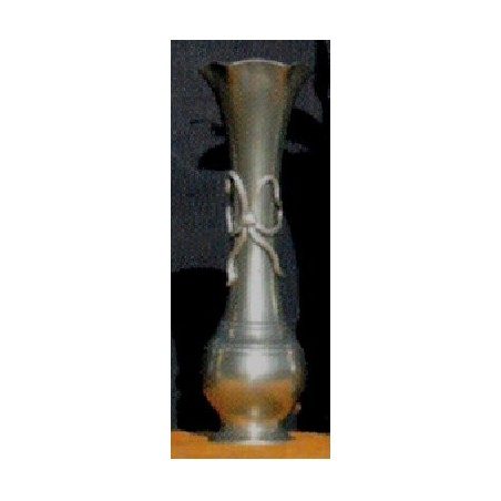 Vase avec noeud moyen modèle en étain