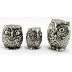 Hibou boule miniature