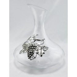 Carafe à décanter décor Raisin